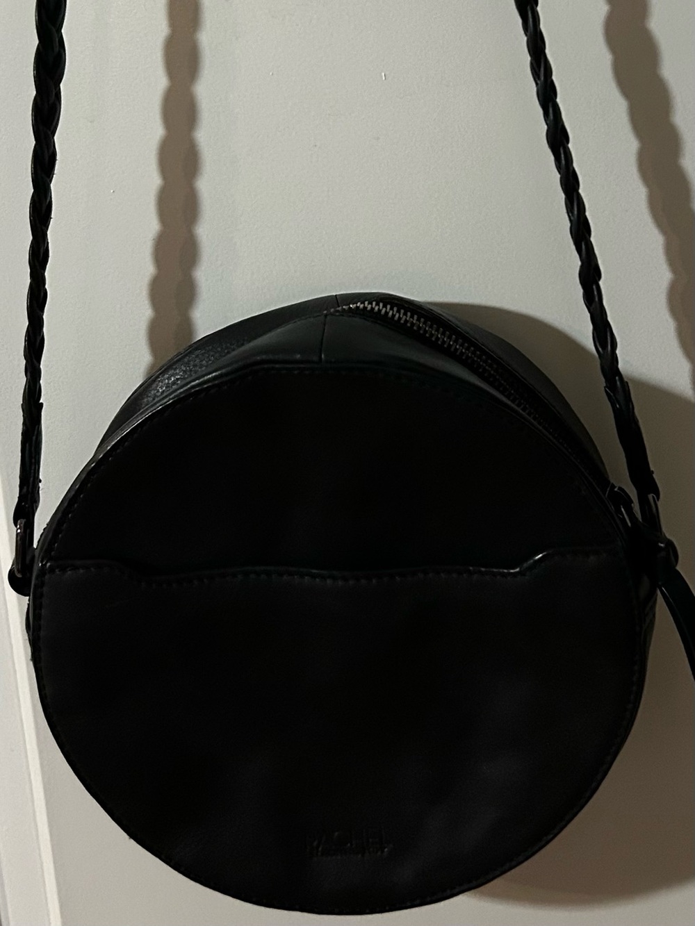 Rachel Roy Black Round Crossbody Bag - Classic Women’s Shoulder Bag